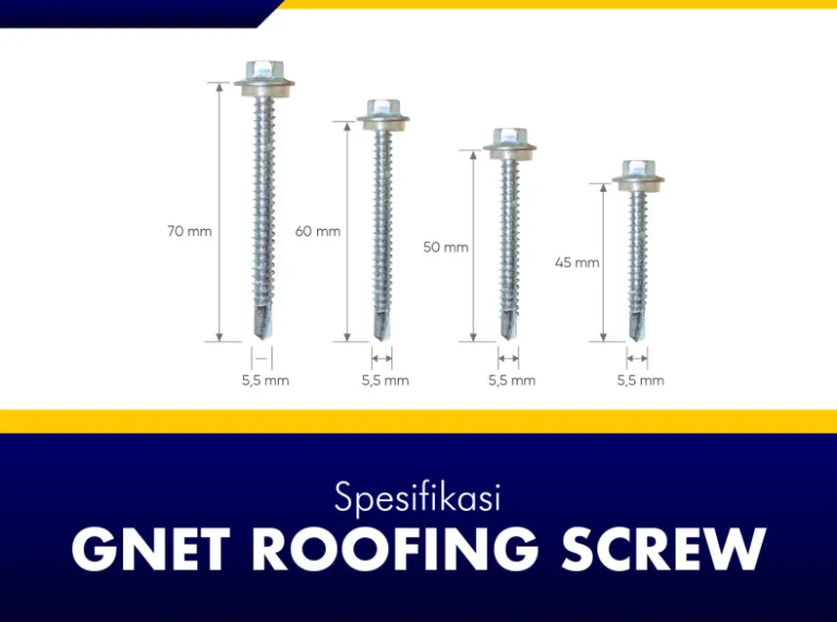 Gnet GNET Roofing Screw - PT Global Indonesia Asia Sejahtera